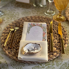 Load image into Gallery viewer, Custom Oyster Shell Place Cards