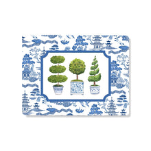 Load image into Gallery viewer, Chinoiserie Topiaries Cutting Board
