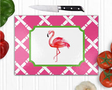 Load image into Gallery viewer, Flamingo Cutting Board
