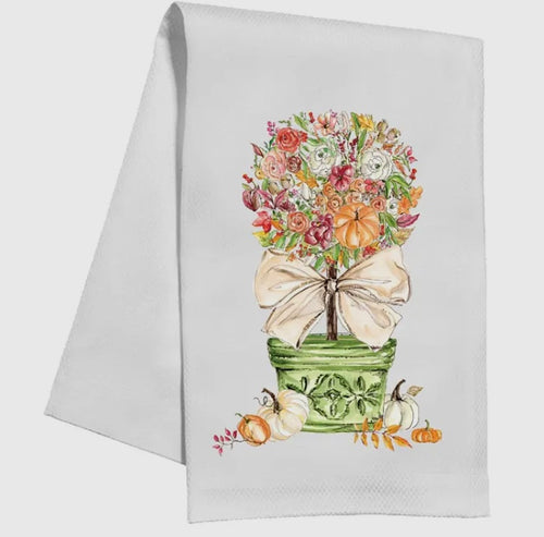 Autumn Topiary Kitchen Towel (PRE-ORDER - ships approx 9/20/25)