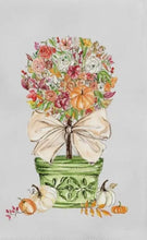 Load image into Gallery viewer, Autumn Topiary Kitchen Towel