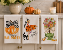 Load image into Gallery viewer, Autumn Topiary Kitchen Towel