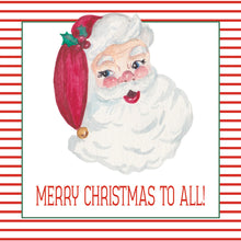 Load image into Gallery viewer, Merry Christmas to All Santa Gift Tags - Set of 12