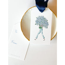 Load image into Gallery viewer, Hydrangea Girl Gift Tags - Set of 12