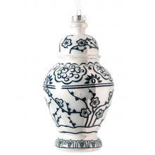 Load image into Gallery viewer, Blue and White Flower Ginger Jar Ornament