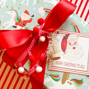 Merry Christmas to All Santa Gift Tags - Set of 12