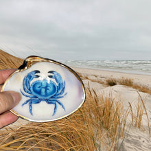 Load image into Gallery viewer, Blue Crab Clam Shell - Trinket Dish