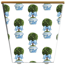 Load image into Gallery viewer, Cachepot Candle - Topiary Garden Striped